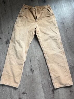 Carhartt Men's Khaki Carpenter Pants - Light Tan